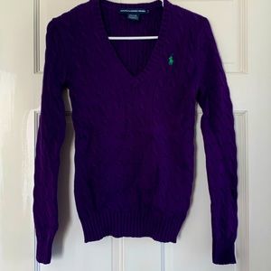 Ralph Lauren Cable Knit Sweater Small